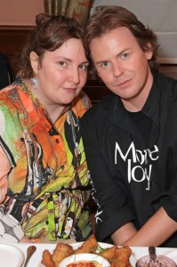 Lena Dunham and Christopher Kane