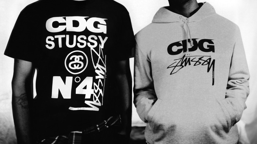 Looks from the Stüssy x CDG by COMME des GARÇONS capsule.