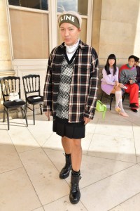 Front row at Raf Simons RTW Spring 2022