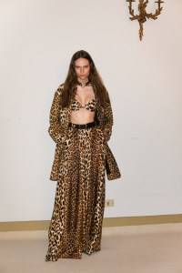 Backstage at Roberto Cavalli RTW Spring 2022