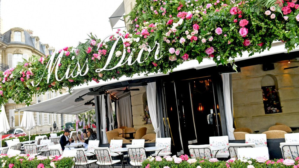Miss Dior's Millefiori pop-up in Paris.
