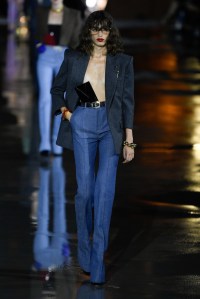 Looser and wider fits continue to build momentum, but there are other runway-born themes sweeping across the women’s denim category.