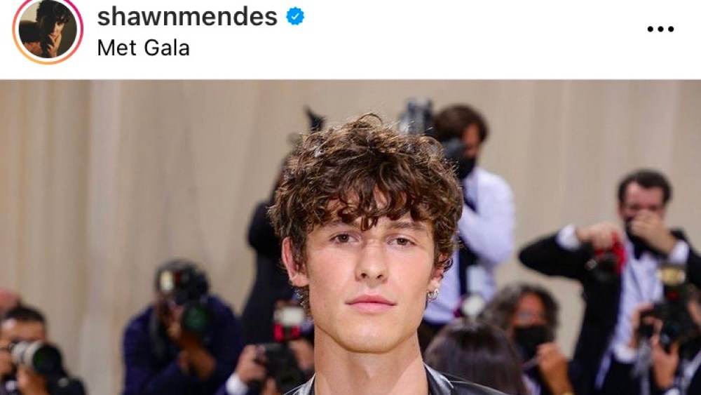 Shawn Mendes scored the top post at the Met Gala.