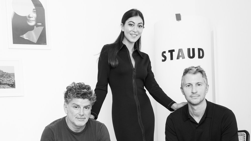 Left to right, Staud's Sarah Staudinger, George Augusto and Jon Zeiders.