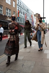 Street Style at London Fashion Week Spring 2022