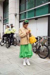 Street Style at London Fashion Week Spring 2022