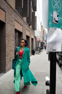 Street Style at London Fashion Week Spring 2022