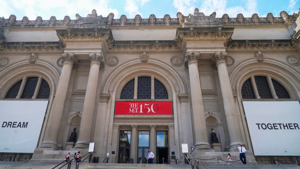 A view of the Museum during the member opening, in New York City, on August 27, 2020.( Photo by Selcuk Acar/NurPhoto via AP)