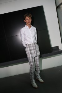Troye Sivan in the front row at Thom Browne RTW Spring 2020