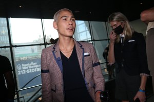 Evan Mock in the front row at Thom Browne RTW Spring 2020