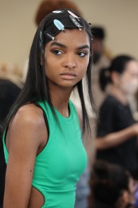 Backstage at Tom Ford RTW Spring 2022