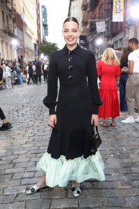 in the front row at Tory Burch  RTW Spring 2022