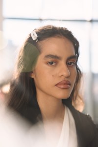 Backstage at Christian Cowan RTW Spring 2022