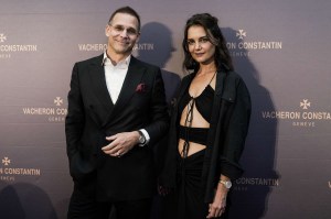 Alexander Schmiedt and Katie Holmes