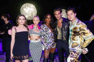 Backstage at Versace & Fendi Collaboration Pre-Fall 2022