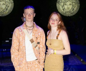 Backstage at Versace & Fendi Collaboration Pre-Fall 2022