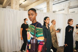 Backstage at Gabriela Hearst RTW Spring 2022