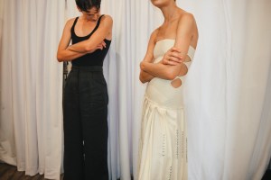 Backstage at Gabriela Hearst RTW Spring 2022