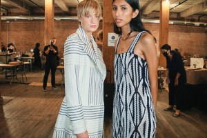 Backstage at Gabriela Hearst RTW Spring 2022