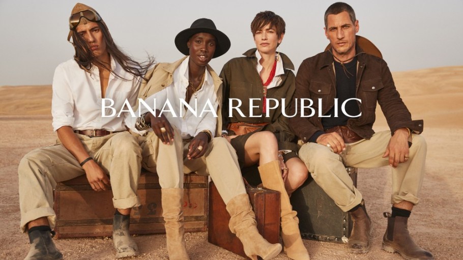 Gap Inc.'s Banana Republic aims for "post-genre fashion" with The New Look, which is “always relevant, always current, never not modern."