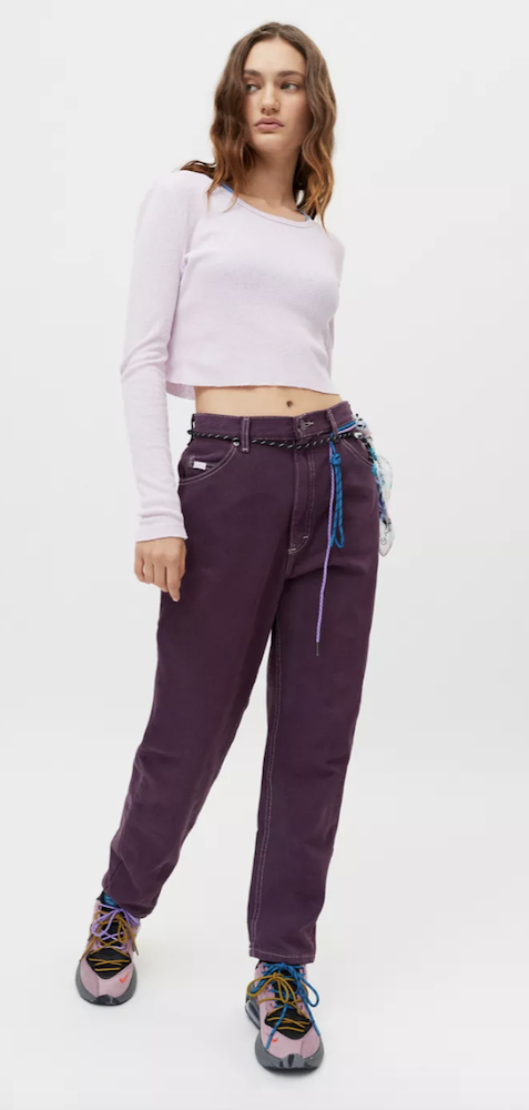 Since foliage won’t be the only source of color this Fall, make sure your closets are stocked with trending colored denim.