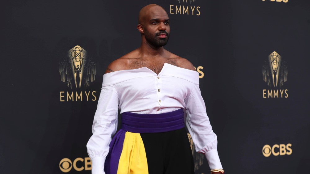 Carl Clemons-Hopkins Honors Non-binary Flag at 2021 Emmys