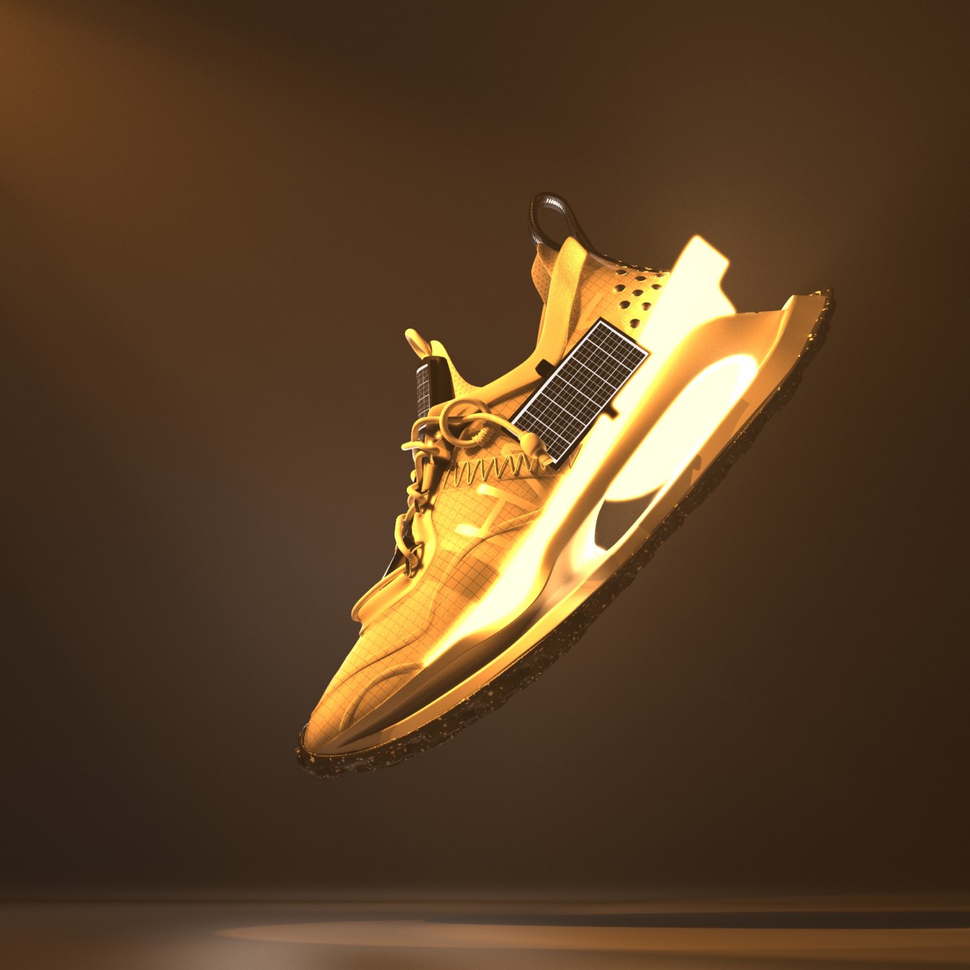 "Helios," a sneaker from former Adidas designer Robert Quach, is the first NFT drop from Futures Factory.