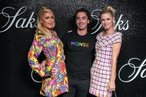 Paris and Nicky Hilton with Fernando Garcia