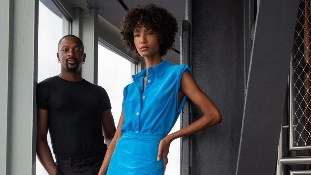 LaQuan Smith with a look from his RTW Spring 2022 collection.