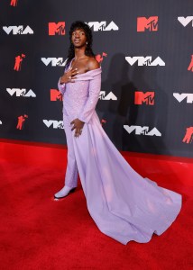 NEW YORK, NEW YORK - SEPTEMBER 12: Lil Nas X attends the 2021 MTV Video Music Awards at Barclays Center on September 12, 2021 in the Brooklyn borough of New York City. (Photo by Jason Kempin/Getty Images)