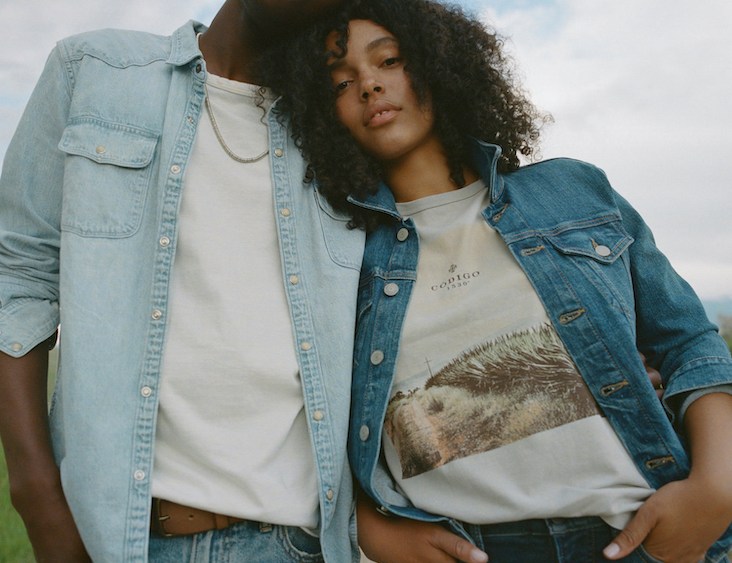 Lucky Brand partnered with tequila label Código 1530 on a men’s and women’s collection of graphic T-shirts and hoodies.