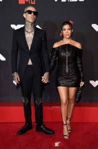 Travis Barker and Kourtney Kardashian