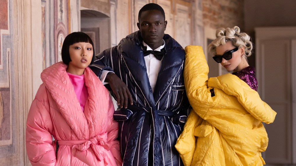 Looks from Peuterey's "One Night Stand" capsule by Paolo Stella.