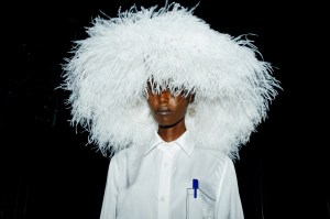 Backstage at AZ Factory RTW Spring 2022