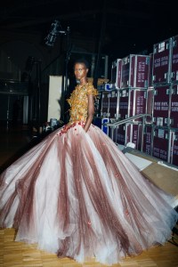 Backstage at AZ Factory RTW Spring 2022