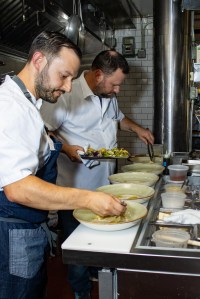 Chefs Andrew Sutin and Mike Price