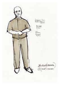 Costume sketch by Suttirat Anne Larlarb.