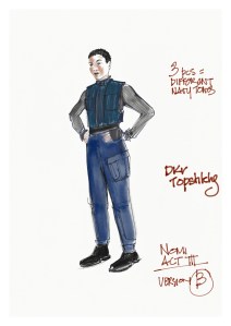 Costume sketch by Suttirat Anne Larlarb.