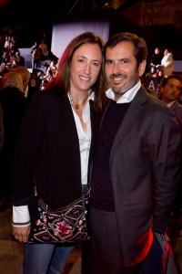 Nicolas Houz and his wife