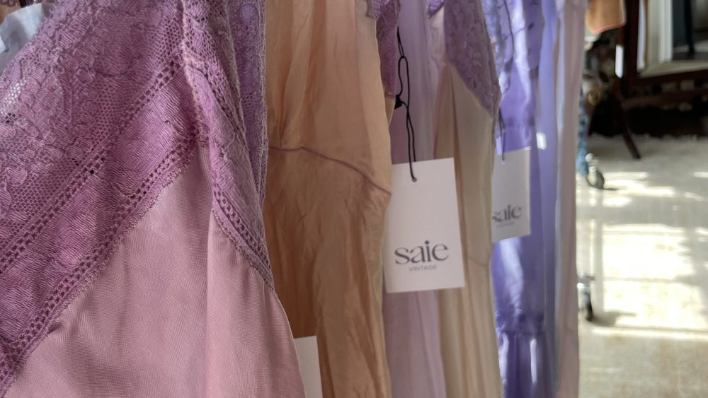 Saie Beauty, clean, sustainability, fashion, resale, vintage