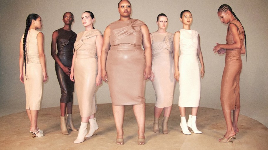 Kim Kardashian West's Skims brand teamed up with Fendi for a collection that will include shapewear, activewear, puffers and dresses