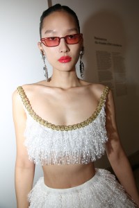 Backstage at Giambattista Valli RTW Spring 2022