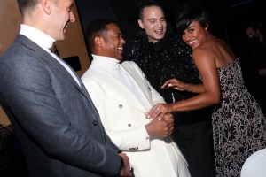 Don Lemon, Jordan Roth and Ariana DeBose