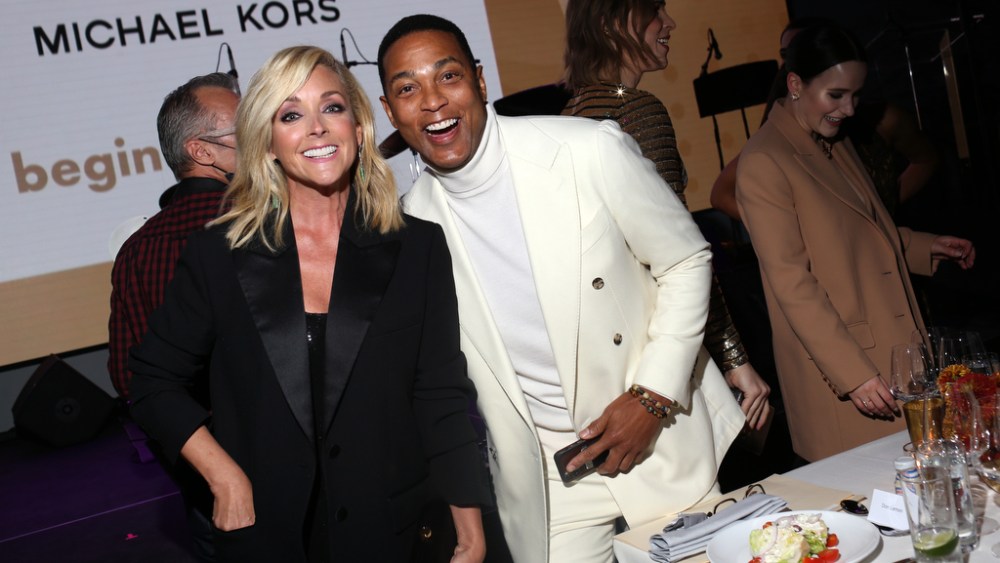 Jane Krakowski and Don Lemon