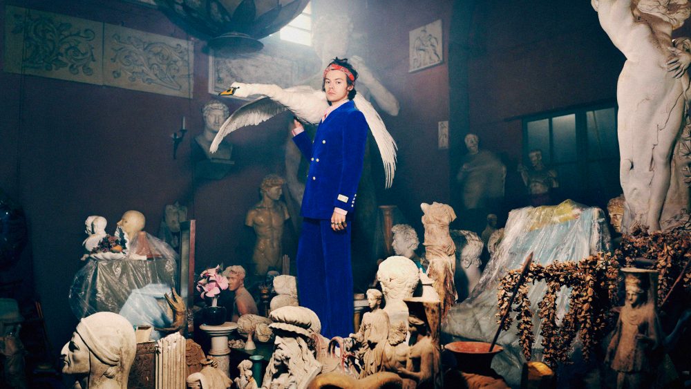 Gucci Pre Fall 2019 Men's Tailoring Campaign, starring Harry Style
