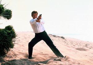Roger Moore in "For Your Eyes Only", 1981.