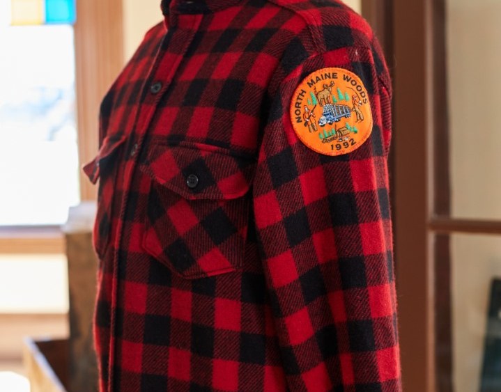 A pre-worn L.L. Bean “Maine guide shirt.”
