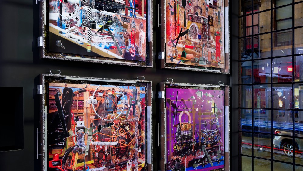 Installation by art collective Wickerham & Lomax.