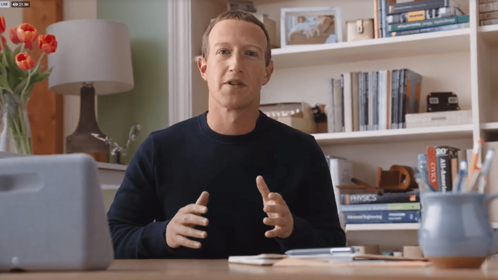 Mark Zuckerberg, CEO of the newly named Meta.