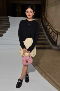 Front row at Miu Miu RTW Spring 2022